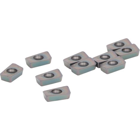 10 Stück CNC-Fräseinsätze aus hochhartem Hartmetall für die Stahlbearbeitung (1/5)