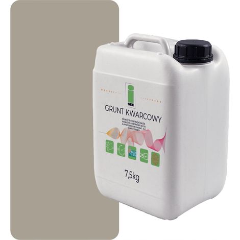 Imprimación de cuarzo para yeso de silicona, 7,5 kg, gris cálido F293 (1/5)