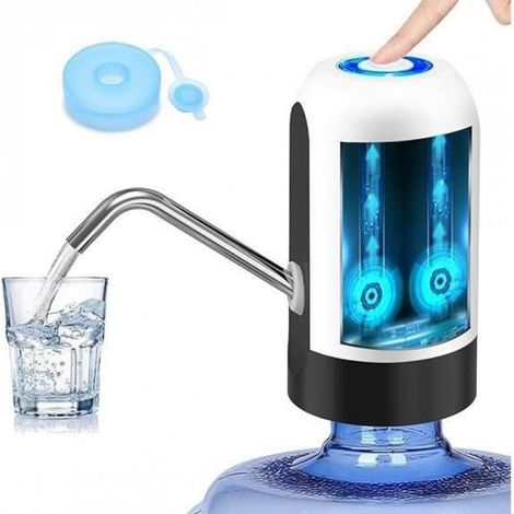 Distributeur D Eau - Pompe Electrique USB Rechargeable - Compatible Fût 5 Gallons - Acier Inoxydable 304 - Sans BPA - 1 Pièce (1/4)