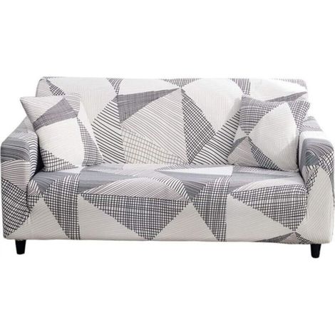 Housse de canapé extensible, housse de canapé trois places, housse de canapé universelle en tissu (1/5)