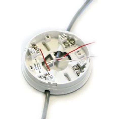 Fireless – Socle détecteur S3000 conventionnel – Raccordement sécurisé – Câblage simplifié avec borniers dédoublés – Fixation pour plafonds irréguliers
