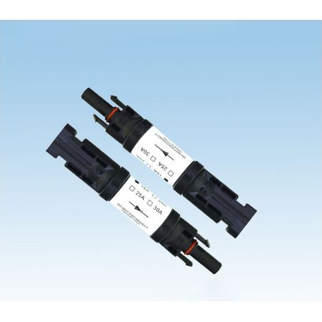 Connecteur M-C-4 avec Diode, 30A DC1000V Diode Parallèle Connecteur de Panneau Solaire M-C-4 Mâle/Femelle PV Solar Énergie Adaptateur de câble Solaire photovoltaïque Adpater (2pc) (1/4)