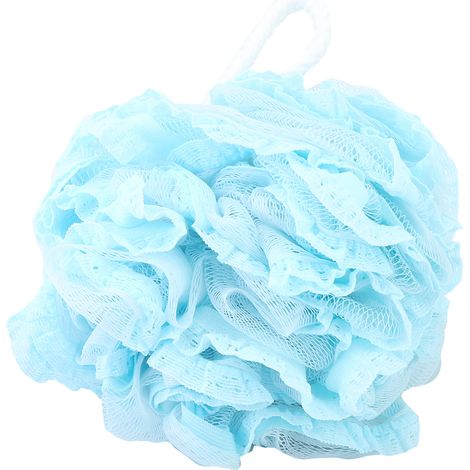 ZOREYA Fleur de Douche Exfoliante, Éponge de Bain en Filet pour Nettoyage Corporel, Accessoire Salle de Bain (1/5)