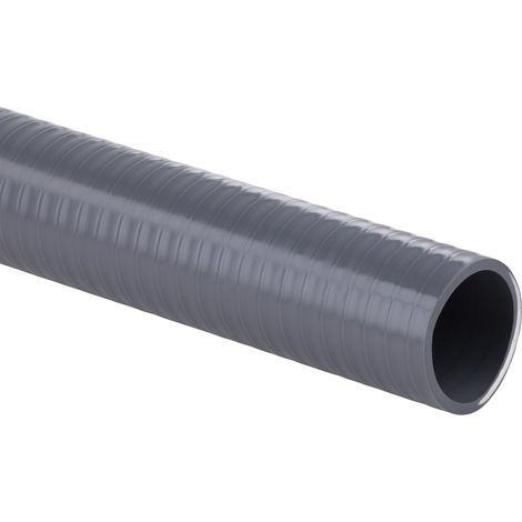 Noyon & Thiebault – Tube d'évacuation PVC souple Ø50 – Flexible pour raccordement courbe – Évacuation des eaux usées – Compatible chantiers humides