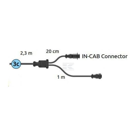 Cavo connettore monitor-IN cabina 3,3 m ARAG 4679002210 (1/2)