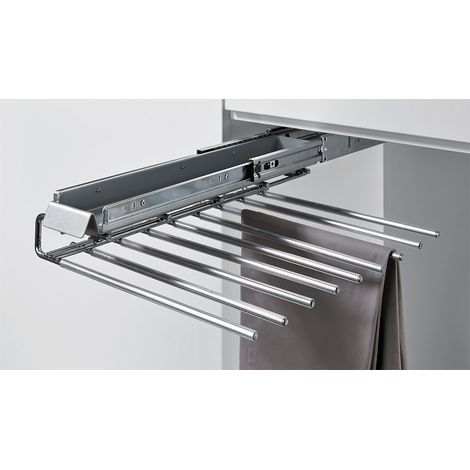 HETTICH Hosenhalter Silent System Stahl verchromt (1/3)
