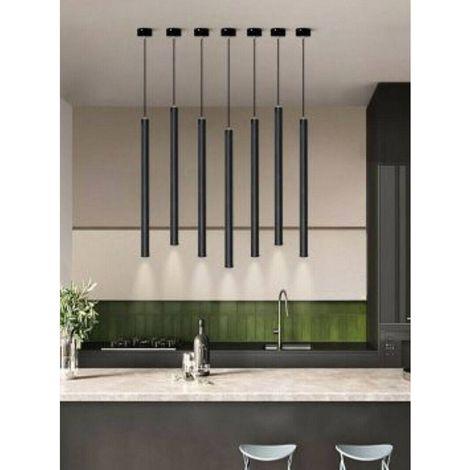 TRADE SHOP - Lampadario Da Soffitto Led 3 Watt Punto Luce Fredda Calda Naturale Nero A11-n - -Bianco Naturale - (1/2)