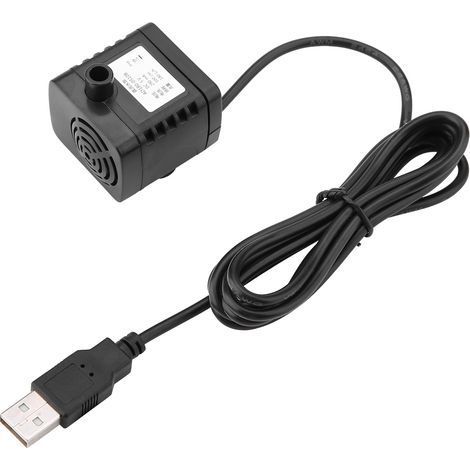 Petite pompe sans balais USB DC5V – aquarium / fontaine / circulation – immersible (1/5)