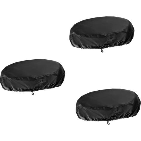 Housse de tambour gallon ,Bouchon anti-poussière pour baril, Fermeture à cordon de serrage,Tissu Oxford robuste, Utilisation pour patio, jardin, cour, pelouse, arrière-cour, 65 x 10 cm, 3 pièce (1/5)