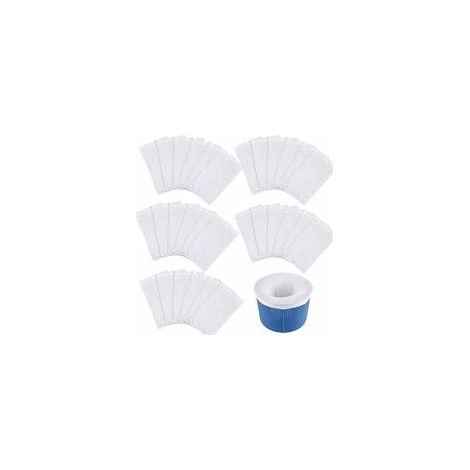 40 pares de calcetines filtrantes para piscinas, cesta de limpieza para piscinas enterradas o elevadas.