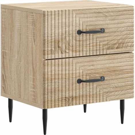 Nachttisch Sonoma-Eiche 43 x 34,5 x 47,5 cm Holzwerkstoff vidaXL