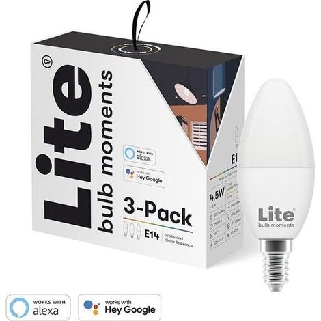 Lite Bulb Moments 3er Set E14 Smarte LED-Leuchten