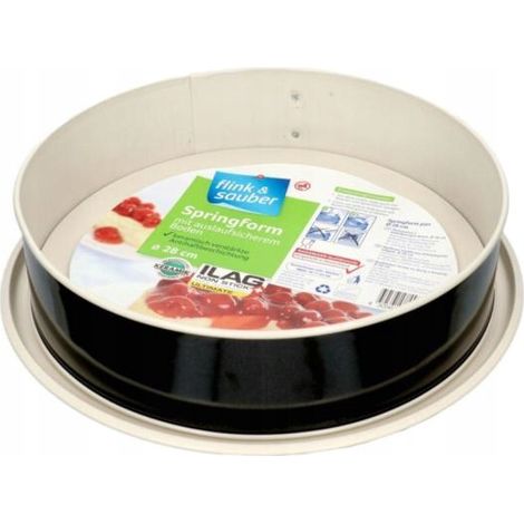 Stampo per torta a fondo singolo Flink&Sauber, diametro 28 cm, 1 pz. (1/2)