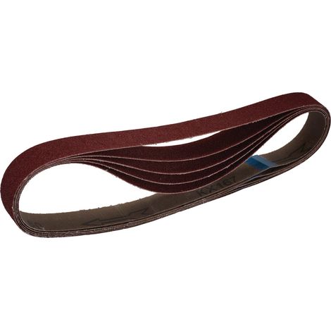 Draper Detail Sanding Sheets 240G/80 Grit, 25 x 762mm Cloth Sanding Belts (Pack of 5)