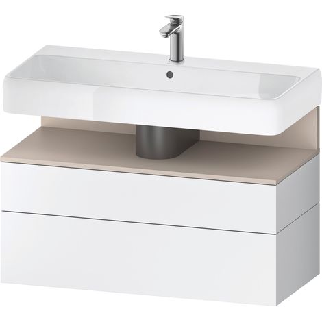 Duravit Collection One Meuble sous-lavabo, 1 tiroir et 1 tiroir,