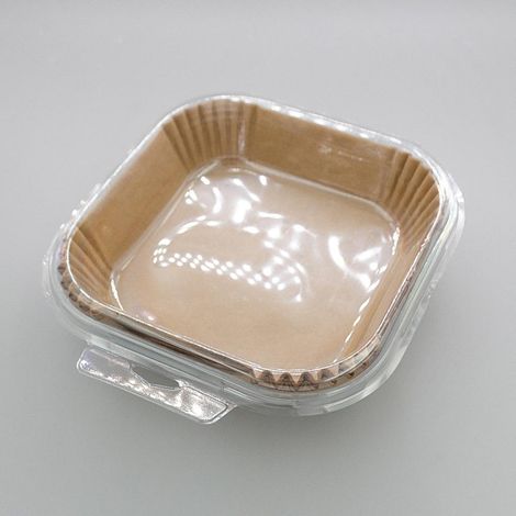 Papier pour friteuse à air chaud jetable, accessoires en papier pour friteuse à air chaud, 16/20 cm, marron (1/5)