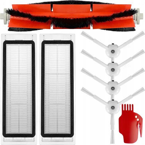Kit de nettoyage robotisé 2 filtres HEPA + 4 brosses - Ensemble A