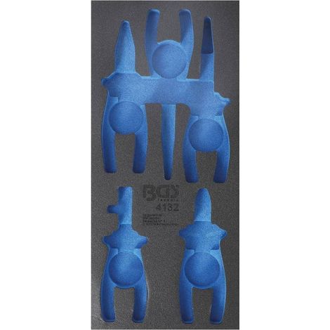 Insert de Servante d Atelier 1/3 Vide - 195 x 43 x 409 mm - Compatible Art. 4132 - Organisation et Praticité - D-Work