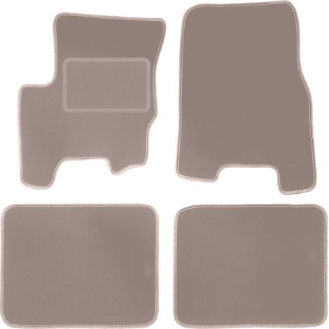 Alfombrillas velour beige para: SsangYong Korando II (KJ) SUV (1998-2006) (1/5)