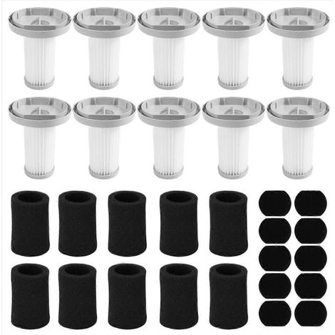 10 kits de filtres HEPA pour aspirateur portatif DX700 et DX700S - Pièces détachées pour aspirateur AC (1/5)