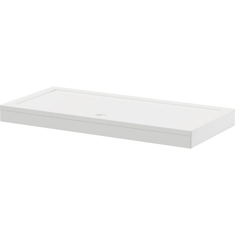 Pearlstone 1700mm x 800mm x 40mm Rectangular Shower Tray and Plinth (1/5)