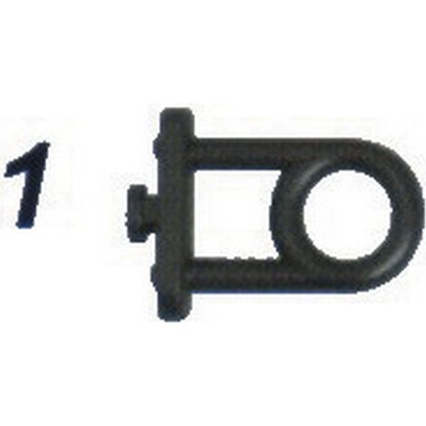 GANCIO PLASTICA X PANNELLI FOR. FIG.1 OCCHIO. Prezzo per 1 pezzo. (1/2)
