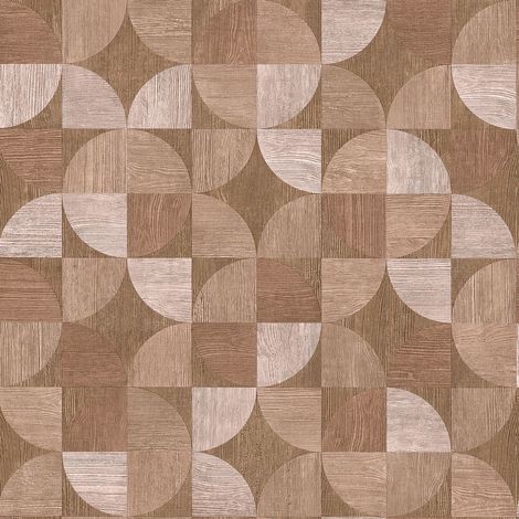 Papier peint designTapisserie design Papier peint intissé Beige Marron 369134 (1/4)
