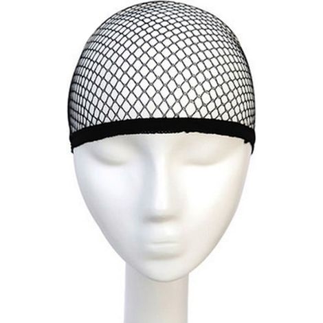 Filet à cheveux pour perruque - Bonnet de perruque - Noir / Brun foncé (1/4)