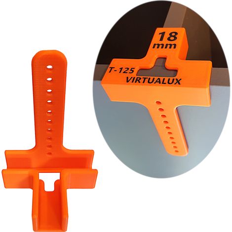 Abrazadera de carpintero T-125 para tablas de 18 mm (1/5)