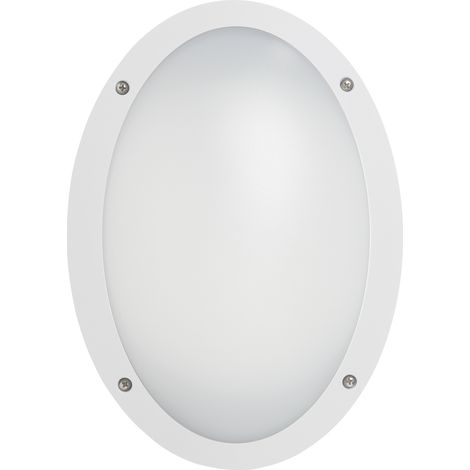 Aplique de pared TEIA Oval E27 23 W IP66 Blanco (1/2)