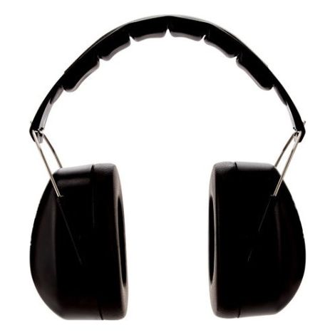 CASCOS OREJERAS ACOLCHADAS CON DIADEMA PLEGABLE PROTECCION AUDITIVA PELTOR 90563E-1 SNR-30DB NEGRO 3M 7100333470