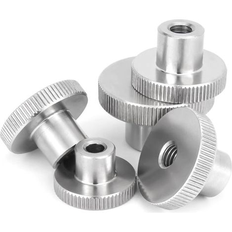 Écrous à oreilles DIN466 en acier inoxydable 304 avec trou (1/5)