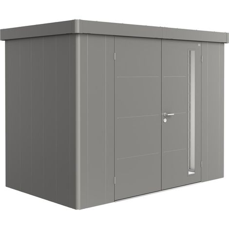 Gerätehaus Neo 1C Doppeltüre, quarzgrau-metallic