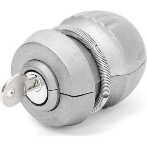 1 Anhängerkupplungskugel aus Zinklegierung mit Diebstahlsicherung, Anhängerzubehör, Wohnwagen-Verriegelungsbolzen, 50 mm (1/5)