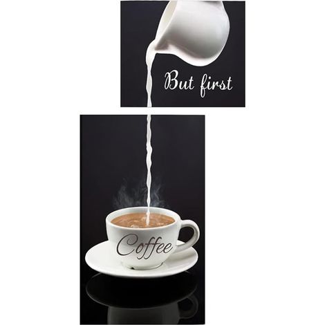 Set of 2 Cafe Kitchen Wall Decoration Picture without Frame (1/3)