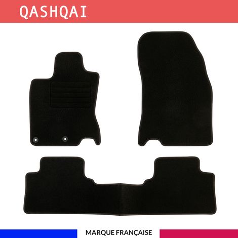 Tapis de voiture - Sur Mesure pour QASHQAÏ (2013 - 2021) - 3 pièces - Tapis de sol antidérapant pour automobile (1/4)