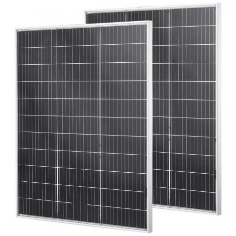 Pannelli Solari Bifacciali 2 pezzi da 100 W, Modulo Fotovoltaico (1/5)