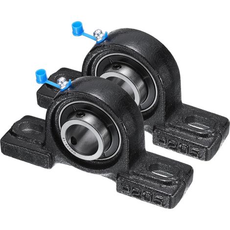 2pcs Paliers de Battement Montés UCP205-15, Palier à Semelle Alésage 15/16" Auto-Alignant en Fonte pour Bride Roulement à Bille de Bloc Roue de Brouette Machine à Axe Imprimante 3D (1/5)