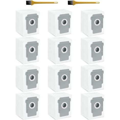 12er-Pack Staubsaugerbeutel für iRobot Roomba i7/i7+/i7 Plus/i3/i3+/i4/i4+/i6/i6+/i8/i8+/j7/j7+/S9/S9+/E5/E6/E7 – Ersatzbeutel für iRobot Roomba i7 Zubehörset H287 (1/5)