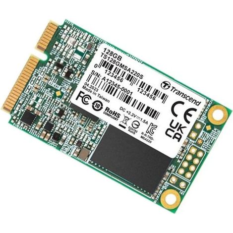 Transcend 220S mSATA 128 GB Serial ATA III 3D NAND