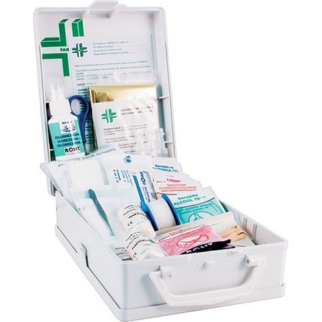 COFFRET DE SECOURS FARMOR ESPACES VERTS 4/6 PERSONNES-VER2030PP