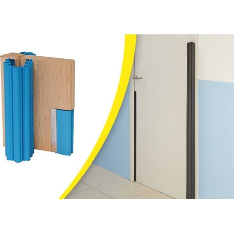 Kit antipizzicamento GAROMIN Feu N°1 WATTELEZ 7 soffietti 1400 mm + guida + viti + adh - Grigio - 606011G