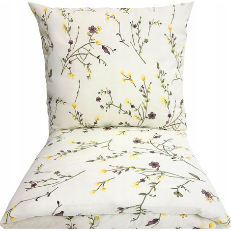 Bettwäsche-Set 160x200, 100% dicke Baumwolle, 3-teilig, polierte Premium-Qualität