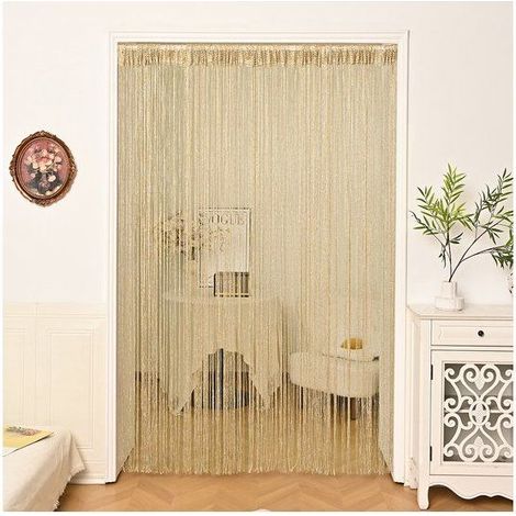 Door curtain with tassels - Door curtain - fly curtain - Room divider - Home decoration - 100200 cm (1/5)
