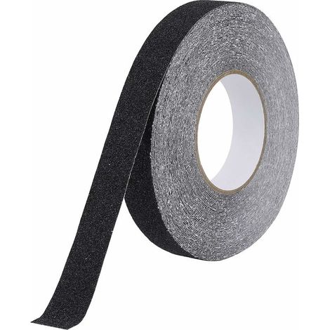 VURAHOME – Rutschfeste Klebestreifen mit selbstklebender Rückseite, 2,5 cm x 20 m, Antirutschband für Treppenstufen, rutschfeste Unterlage für Innen- und Außenböden (1/5)