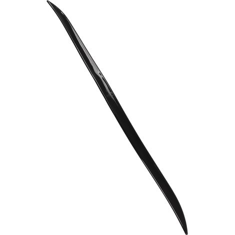 Aileron de coffre arrière caoutchouc noir brillant universel 120x4cm, avec adhésif double face (1/5)