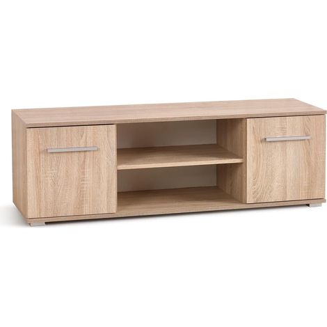 Mueble TV Cirveso 109, Roble Sonoma, Número de puertas: 2, Número de cajones: 0, 137x44x40cm (1/3)