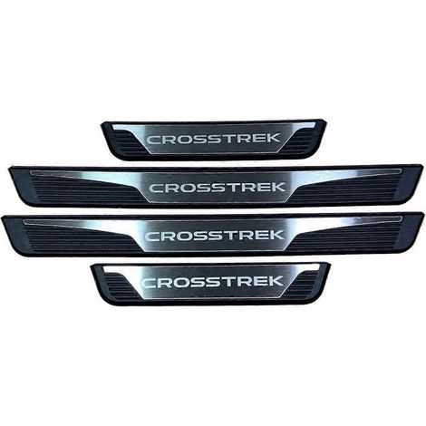 Seuil de porte de protection pour Subaru CROSSTREK 2025 2026 (taille unique, argent) (1/5)