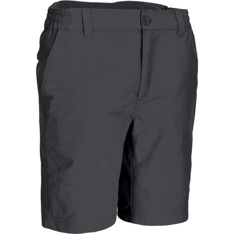 Bermuda de trekking con bolsillos cierre de cremallera, tejido Rip-Stop transpirable VALENTO ADVENTURE L Gris carbón