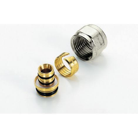 10PZ RACCORDO PER TUBO MULTISTRATO Adattatore con attacco 1/2x16 mis. 16x2
